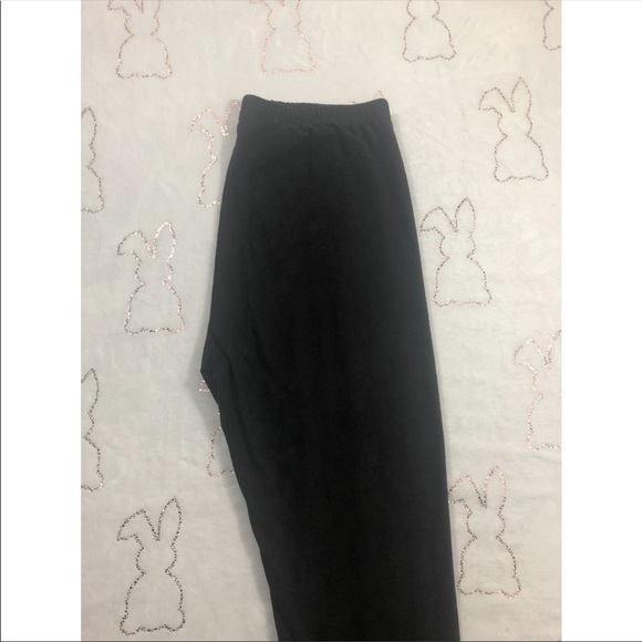 Black Suede Leggings by Kristen Nicole Size M - Picture 3 of 6